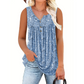 📢📢50% OFF !!🌴Women's Printed Button Sleeveless Top