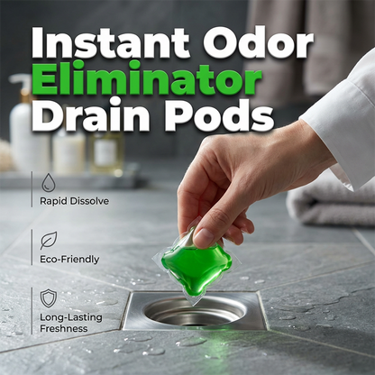 🌿HOT SALE-50% OFF🏠💧Drain Deodorizer Pods – Bio‑enzyme formula neutralizes smells at the source. Instant fresh scent, no harsh chemicals. Say goodbye to embarrassing odours. 🚰✅