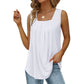 🌈50% OFF !! 🤩Women's Square Neck Sleeveless Vest T-Shirt