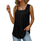 🌈50% OFF !! 🤩Women's Square Neck Sleeveless Vest T-Shirt