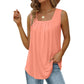 🌈50% OFF !! 🤩Women's Square Neck Sleeveless Vest T-Shirt