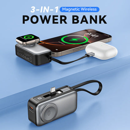 😍2026 NEW SALE-50% OFF😍All-In-One Magnetic Wireless Power Bank Pocket Travel Charger