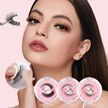 💛Self-Adhesive Reusable Lashes💛3-Sec Application, No Glue Needed