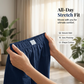 💥2026 Hot Sale🌟Women's Casual Elastic Waist Wrap Skort