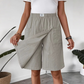 💥2026 Hot Sale🌟Women's Casual Elastic Waist Wrap Skort