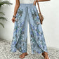 👖50% OFF NOW! 🌷Women's Printed Wide-Leg Drawstring Trousers