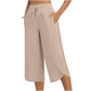 ✨50% OFF!✨👖Women's Casual Wide-Leg Capri Pants – Comfortable, Casual, and Versatile! ☁️