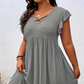 🌺60% OFF FLASH SALE! ✨Women's V-Neck Ruffle Trim Dress