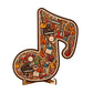 🎉Hot Sale-50% OFF🎵Wooden Musical Note Puzzle – Handcrafted Brain Teaser for Music Lovers!  🧩 Perfect Gift • Eco-Friendly • Limited Stock!