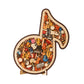 🎉Hot Sale-50% OFF🎵Wooden Musical Note Puzzle – Handcrafted Brain Teaser for Music Lovers!  🧩 Perfect Gift • Eco-Friendly • Limited Stock!