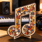 🎉Hot Sale-50% OFF🎵Wooden Musical Note Puzzle – Handcrafted Brain Teaser for Music Lovers!  🧩 Perfect Gift • Eco-Friendly • Limited Stock!