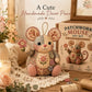 🎁🐁Handcrafted Vintage Mouse Plush Sewing Kit