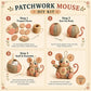 🎁🐁Handcrafted Vintage Mouse Plush Sewing Kit