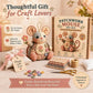 🎁🐁Handcrafted Vintage Mouse Plush Sewing Kit