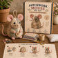 🎁🐁Handcrafted Vintage Mouse Plush Sewing Kit