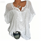 🔥2026 Hot Sale 50% OFF👚Women’s Elegant Lace Embroidered V-Neck Top