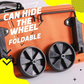🛍️2-in-1 Foldable Shopping Cart – Carry More, Roll Easier