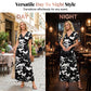 👗2026 Summer Hot Sale 50% OFF🌈Women's V neck Ankle Length Floral Print Beach Long Flowy  Maxi Dress with Pockets🎀