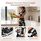 👗2026 Summer Hot Sale 50% OFF🌈Women's V neck Ankle Length Floral Print Beach Long Flowy  Maxi Dress with Pockets🎀