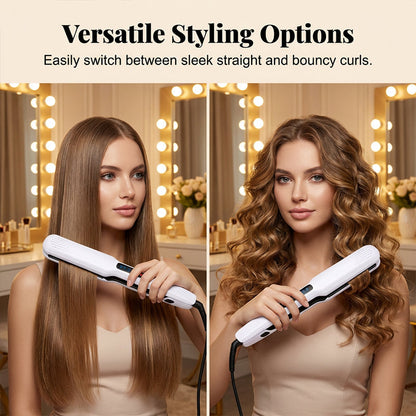 🥰Up To 50% OFF💇‍♀️2-in-1 Hair Straightener and Curler with Negative Ionic Care