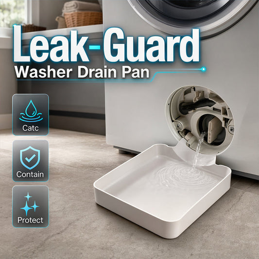 💦Universal Front-Load Washing Machine Drain Pan