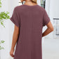 Women's Short Sleeve Lace Patchwork A-Line Dress