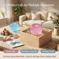 🥳💞50K+ SOLD!⚡🥥Stress Relief Coconut Oil Squishy Fidget Toy