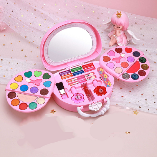 ⏰LIMITED TIME 50% OFF💄Kids Washable Makeup Toy Set with Portable Pink Handbag