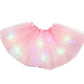 🌟Last Day 50%OFF!🎁✨LED Light Up Sequin Tutu Skirt Star Mesh Princess Skirt for Girls and Adults