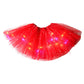 🌟Last Day 50%OFF!🎁✨LED Light Up Sequin Tutu Skirt Star Mesh Princess Skirt for Girls and Adults