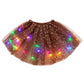 🌟Last Day 50%OFF!🎁✨LED Light Up Sequin Tutu Skirt Star Mesh Princess Skirt for Girls and Adults
