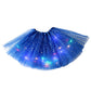 🌟Last Day 50%OFF!🎁✨LED Light Up Sequin Tutu Skirt Star Mesh Princess Skirt for Girls and Adults