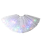 🌟Last Day 50%OFF!🎁✨LED Light Up Sequin Tutu Skirt Star Mesh Princess Skirt for Girls and Adults
