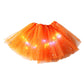 🌟Last Day 50%OFF!🎁✨LED Light Up Sequin Tutu Skirt Star Mesh Princess Skirt for Girls and Adults