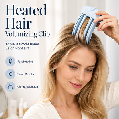 🎉60% OFF💇Wireless Heated Volumizing Root Lift Clip, Portable Travel Hair Styling Tool for Flat Fine Hair