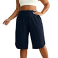🌞Last Day Sale 50% OFF🩳Women's Casual Wide-Leg Knee-Length Shorts