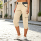❤️‍🔥50% OFF NOW !🌸Women's High-Waist Cargo Capri Pants with Pockets