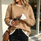 🍁Autumn Sale 50% OFF!👚Women's Loose Faux Two‑Piece Sweatshirt
