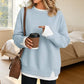 🍁Autumn Sale 50% OFF!👚Women's Loose Faux Two‑Piece Sweatshirt