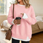 🍁Autumn Sale 50% OFF!👚Women's Loose Faux Two‑Piece Sweatshirt