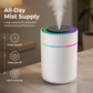 ✨50% OFF!! 🩵Mini USB Air Humidifier with Colorful Light for Bedroom and Car