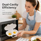 🥳70% OFF💞50K+ SOLD! 🥗Microwave Egg Poacher – Dual‑cavity, non‑stick & easy clean. Healthier than frying – stock up & save! 🏠✅