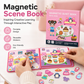 🎀50% OFF📒Kids Magnetic Quiet Book🧩Folding Puzzle Scene Early Educational Toy for Boys Girls👦