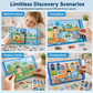 🎀50% OFF📒Kids Magnetic Quiet Book🧩Folding Puzzle Scene Early Educational Toy for Boys Girls👦