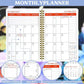 🐮Highland Cow (2026-2030) 5-year Calendar 📅annual calendar planning, month labels