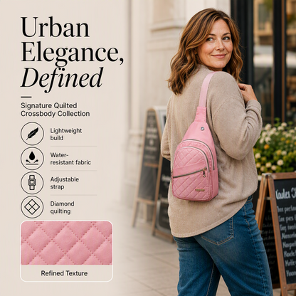 🌸LAST DAY-60% OFF🌻Lightweight Quilted Crossbody Sling Bag
