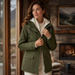 🏆Last Day-50% OFF❤️‍🔥Women's Plush-Lined Windproof Hooded Jacket