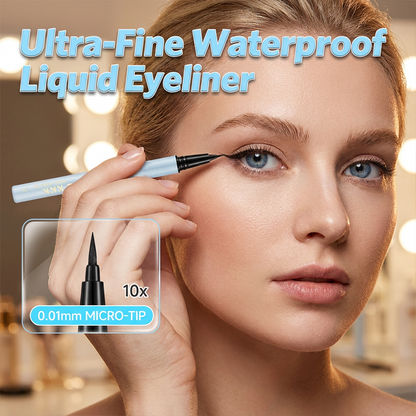 🎁Buy 1 Get 1 Free👁️Waterproof Fine Eyeliner Pen👁️ – 0.01mm Tip with Smudge-Proof Formula – Ideal for Precise, Long-Lasting Eye Makeup ⚡