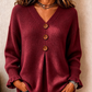 😍Women's V Neck Knit Sweater
