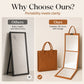 🪞 Foldable Full-Length Mirror: Hanging Door/Wall Mirror, Silver Glass, Space-Saving, Travel